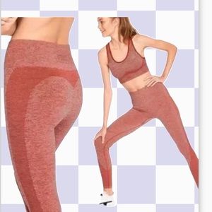 Victorias Secret Pink leggings only nwt seamless high rise style comfy orange